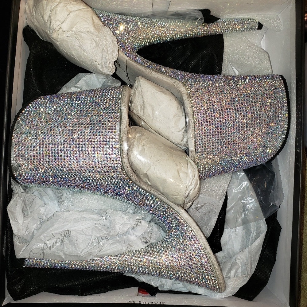 Rhinestone Heels